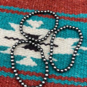 5mm Elastic Handmade Navajo Pearl Bracelets